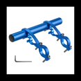 thumbnail image 1 of Bicycle Extension Frame Lamp Code Table Frame Mountain Bike Bracket Extension Frame Rides Accessories,Blue,1 * Long tube 2 * bracket 4 * long screw 2 * short screw 2 * gasket 1 * wrench,Blue, 1 of 7
