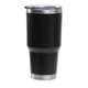 thumbnail image 1 of Vaso aislado de acero inoxidable de 30 oz con tapa, color negro, perfecto para deportes, acampadas y picnics, 1 of 8