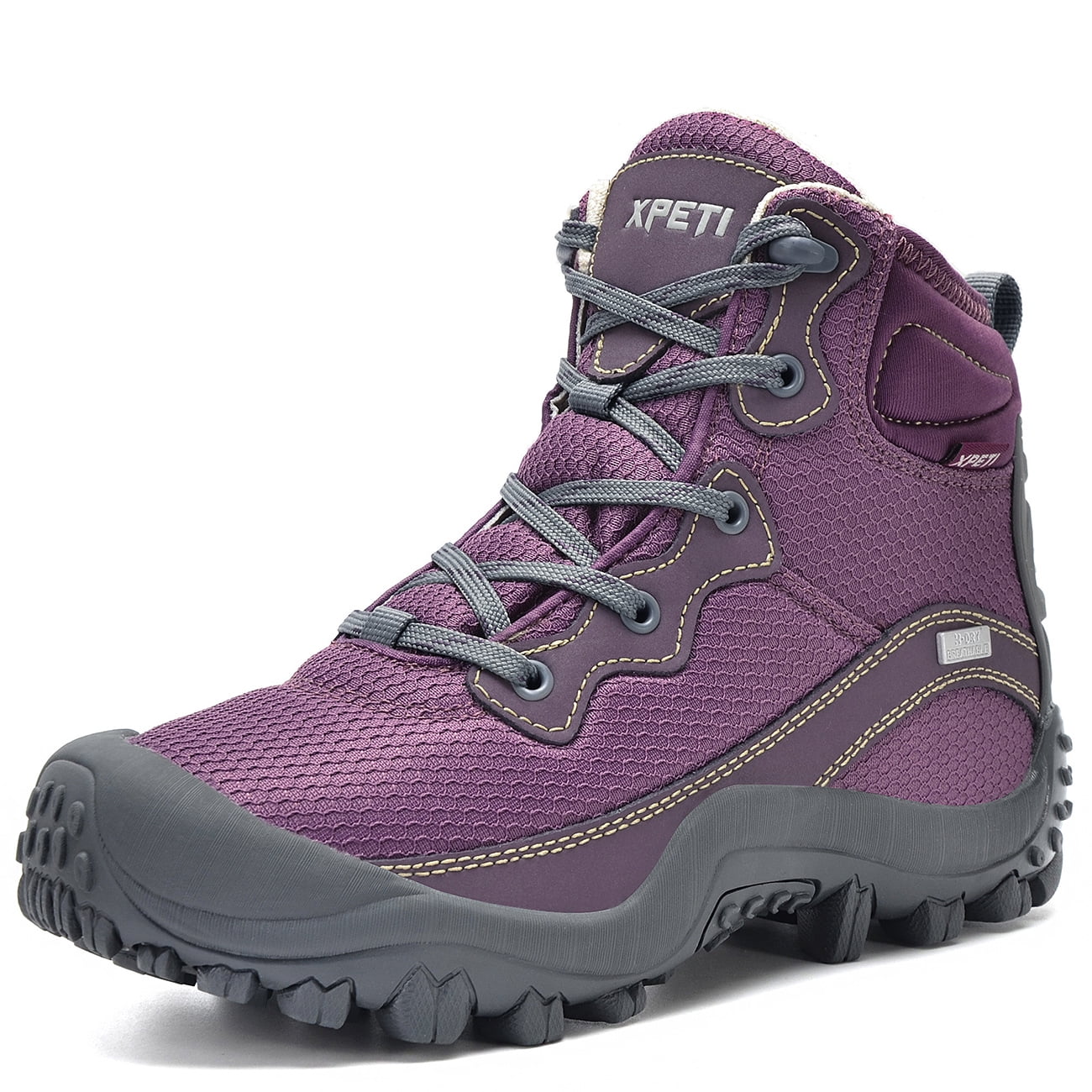 XPETI Women's Waterproof Hiking Boots Outdoor Camping Trail Boots Dimo