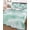 Green, variant on Blue Sky Twin Size Down Alternative Comforter, Lightweight Comforter Quilt Bedding Set with Pillow Shams Cloud Gradient Natural Landscape Scenery All Seasons Bed Comforter Duvet Insert 68"x86"