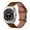 Darkbrown, variant on Lunvic Genuine Leather Watch Band for Galaxy Watch 9, Adjustable Replacement Strap with Stainless Steel Buckle and Quick Release Connectors, Apricot