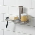 thumbnail image 2 of iDesign Self-Adhesive Shower Shelf with Razor Holder - No-Drill Shower Organizer for Shampoo, Conditioner, and Body Wash, 2 of 3