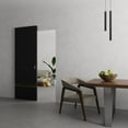 thumbnail image 2 of Hidden Barn | Planum 0020 Matte Black | Sturdy Finished Doors | Magic Concealed Sliding Set 42" x 84", 2 of 5