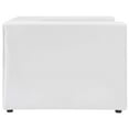 thumbnail image 2 of Modway Mingle Vegan Leather Armchair in White, 2 of 7