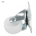 thumbnail image 2 of XingJian LLC Roulettes Pivotantes 1 Pouce - Ensemble de 4, Roues à Roulettes Blanches en PP pour Meubles Chariot, 2 of 8