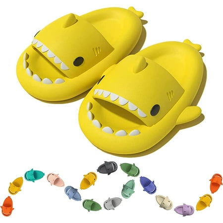 

Shark Slippers for Women Men Cute Cartoon Cloud Shark Slides Unisex