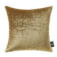 thumbnail image 3 of Phantoscope Bronzing Gold Foil Printed Cut Pile Velvet with Gilding Metallic Shiny Decorative Throw Pillow, 18" x 18", Gold, 2 Pack, 3 of 5