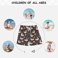 thumbnail image 6 of Geese Pink Flower Pattern Swim Trunks Quick Dry Beach Pool Board Shorts Lightweight Stylish Print Sizes 2T to XL, 6 of 8