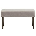 thumbnail image 3 of Mid Century Compact Upholstered Bench, Multiple Colors, 3 of 11