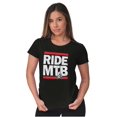 thumbnail image 3 of Ride MTB Mountain Bike Cyclist Womens Slim Fit Graphic Tee Brisco Brands X, 3 of 5