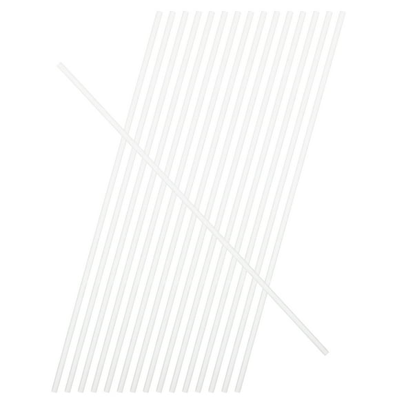 HEMOTON 30pcs Transparent Acrylic Rods for Crafts Support Lightweight Dowels for DIY Figurines and Cake Toppers