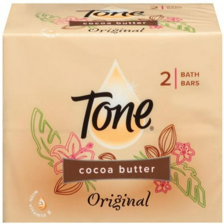 Tone Soap Bath Cream 2 Bars, Cocoa Butter