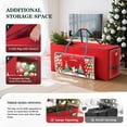 thumbnail image 3 of Bolsa de almacenamiento para árbol de Navidad UIRWAY 9 pies 600D Oxford roja, 3 of 7