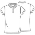 thumbnail image 3 of Classroom School Uniforms Big Kid Short Sleeve Fitted Interlock Polo 58582, XL, Orange, 3 of 3