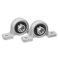thumbnail image 1 of Unique Bargains 2pcs KP000 10mm Bore Zinc Alloy Inner Ball Mounted Pillow Block Insert Bearing, 1 of 1