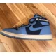 thumbnail image 3 of N I-K-E A i r-Jor-dan 1 HIGH STRAP French Blue 342132 Retro 1s UNC BLUE SIZE 13, 3 of 5