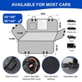 thumbnail image 4 of Funda de asiento de coche para perros EasyHawei, resistente a los arañazos, impermeable, 4 of 6