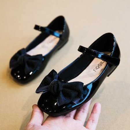

Girls Shoes 2024 Summer Black Shoes Summer Girls Black Shoes Winter Children‘s Single Shoes Small Shoes Shoes Women