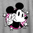 thumbnail image 3 of Disney - Mickey & Friends - Peace Sign - Retro Style - Women's Short Sleeve Graphic T-Shirt, 3 of 5