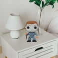 thumbnail image 1 of 10cm Cute Cartoon PVC Halloween Michael Myers Toy Figure Model Movie Character Home Car Desktop Decoration Gift Adult Kids Figure Gift, 1 of 5