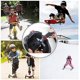 thumbnail image 5 of Juego de 7 cascos para niños y rodilleras para niños y niñas, juego de equipo de protección para niños, casco de patinaje ajustable para niños, rodilleras y coderas para ciclismo, patinaje, monopatín, color negro Zhivalor XM133-1, 5 of 6