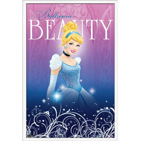 Disney Princess - Cinderella Wall Poster, 22.375" x 34", Framed