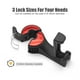 thumbnail image 4 of Gancho para reposacabezas de coche con soporte para teléfono móvil con suspensión de diseño de bloqueo, 4 of 8
