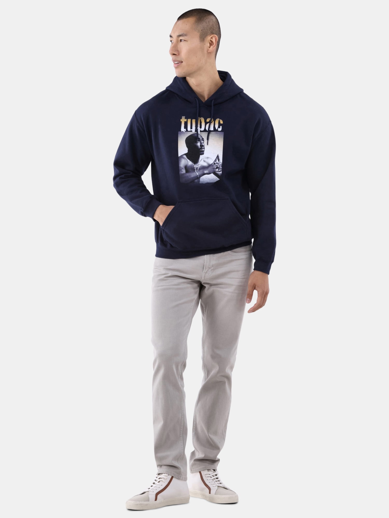 Tupac Men's & Big Men's Collage Graphic Pullover Hoodie Sweatshirt, Sizes S-3XL