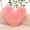 ZZ Pink, variant on Zhi Heart Shaped Soft Cushion Throw Pillow Exquisite Plush Pillow Romantic Decor for Sofa Car Home and Holiday Gifting Use