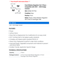 thumbnail image 2 of Front Window Regulator Set 2 Piece - Compatible with 2001 - 2003 Dodge Caravan 2002, 2 of 2