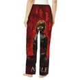thumbnail image 3 of Annabelle Women's Pajama Pants, Comfy All Over Print Lounge Pants Casual Sleepwear with Pockets & Drawstring, 3 of 8