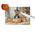 thumbnail image 4 of Cairn Terrier Fall Kitchen Pumpkins Glass Cutting Board Large 12 in x 15 in, 4 of 5