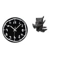 thumbnail image 1 of Reloj de pared,Reloj de pared silencioso y decorativo que no hace tictac,Reloj moderno de 12 pulgadas para pared de casa o oficina,sencillo.,Figura de mesa,Estantes de sujetalibros Estatua de, 1 of 8