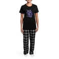 thumbnail image 4 of CafePress - Gargoyle Tattoo Women's Dark Pajamas - Women's Short Sleeve Print T-Shirt and Pants Dark Cotton Pajama Set, 4 of 7