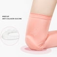 thumbnail image 4 of 2 Pcs Genouillères Roses, Sport pour Enfants Ultra Fines en Silicone, Genouillères Douces Soulagement de la Pression Protecteur de Genou, Manchon de Compression pour Genou, 4 of 7