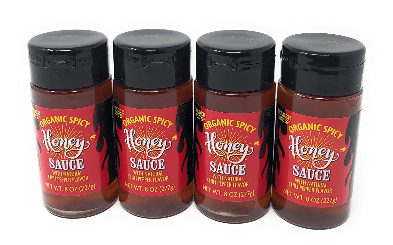 Organic Spicy Honey Sauce With Chili Pepper Flavor 8 Oz (Case Of 4