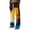 Blue, variant on JLFKNG Mens Casual Pants Tie Dye Printed Breathable Loose Fit Trousers With Side Pockets Straight Leg Suitable For Sports