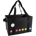 thumbnail image 3 of Doodlebug Canvas Foldable Tote 15"X10"X10"-Daisies, 3 of 5