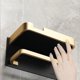 thumbnail image 3 of Soporte de papel higiénico de oro negro, soporte de pared para baño, soporte de papel multifunción para teléfono, estante, rollo de toalla, accesorios, 3 of 5