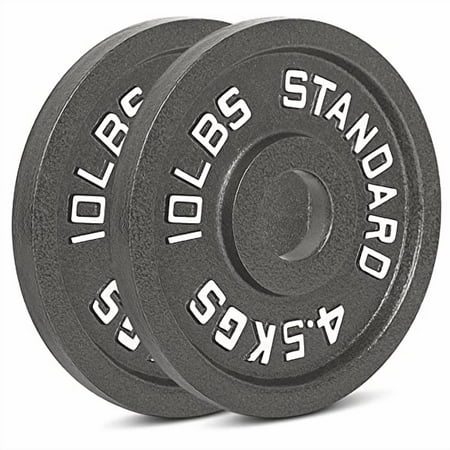 Cast Iron Olympic Weight Plates – Free Weights with 2-inch Hole & Anti-Rust Hammertone Finish - Ideal for Strength Training, Crossfit Equipment & Home Gym Set – Sold in Pairs - 2.5