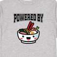 thumbnail image 4 of Inktastic Powered By Ramen Cute Noodles Boys or Girls Long Sleeve Toddler T-Shirt, 4 of 5