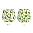 thumbnail image 3 of Daiia Avocado1 Pattern Women's 2 in 1 Running Shorts - Lightweight Athletic Workout Gym Yoga Shorts Liner with Phone Pockets-XX-Large, 3 of 7