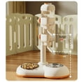 thumbnail image 2 of Height Adjustable Dog Feeder Waterer Puppy Food Bowl Water Feeder Large Capacity Raised Adjustable Height, 2 of 3