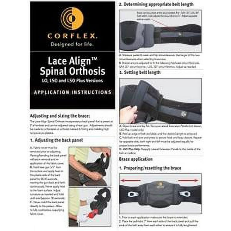 Corflex Lace Align Lumbosacral Orthosis (LSO) – The Therapy Connection
