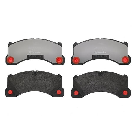 Brembo OE P65017 Front Low-Met Brake Pads for 2008-2010 Porsche Cayenne and 2010 Panamera