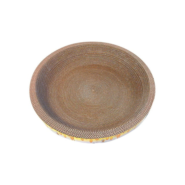 Rascador de gatos jinwen Camas de salón de cartón Tablero de reciclaje de juguetes interactivos 50cmx9cm Almohadilla para rascar gatos