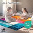 thumbnail image 4 of ODIKA 5'x7' Machine Washable Non-Slip Area Rug, Charming Geometric with Multi Colored Accents and Intricate Design High Traffic Rug, Orange, 144914, 4 of 7