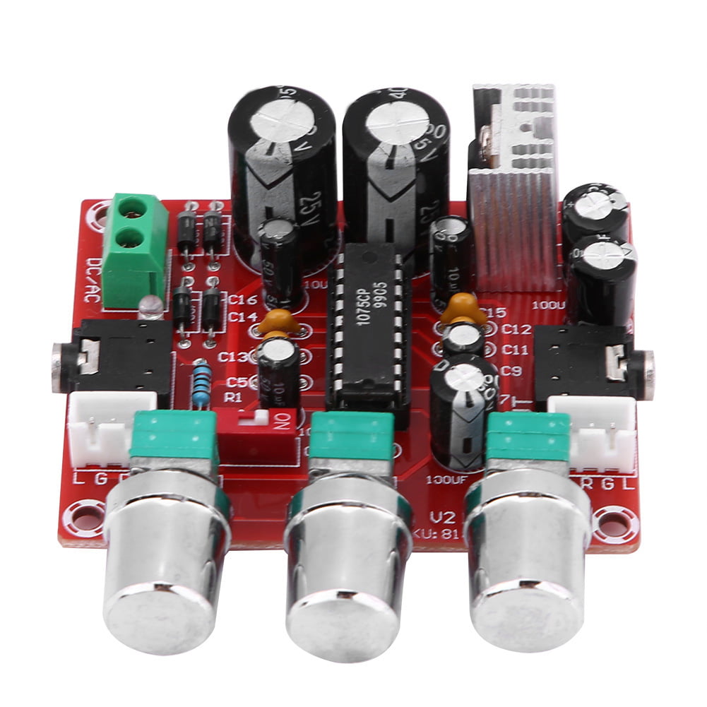 6V-12V Preamplifier XR1075 BBE Sound Surround Effect Amplifier Preamps Board 