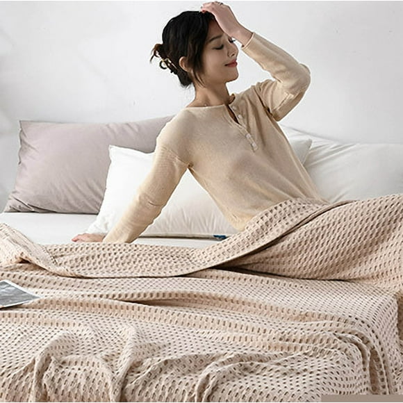 Adult Cotton Towel Blanket All Cotton Gauze Cover Blanket Lunch Break Towel Blanket