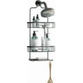 thumbnail image 5 of Zenna Home Rustproof Hanging Shower Caddy, Over the Shower Head Caddy with 2 Shelves and Built In Hooks, Aluminum Bathroom Hanging Organizer, Black, 5 of 5